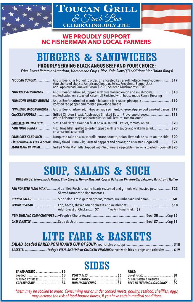 second page menu